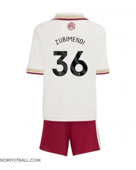 Billige Fotballdrakt Arsenal Martin Zubimendi #36 Replika Tredjedraktsett Barn 2025-26 Kortermet (med bukser)